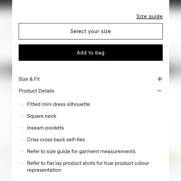 390$ ALEMAIS EMILIO MINI DRESS SIZE 6 - Picture 7 of 8